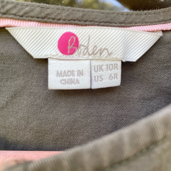 Boden Olive Khaki dress size 6r - Picture 4 of 7